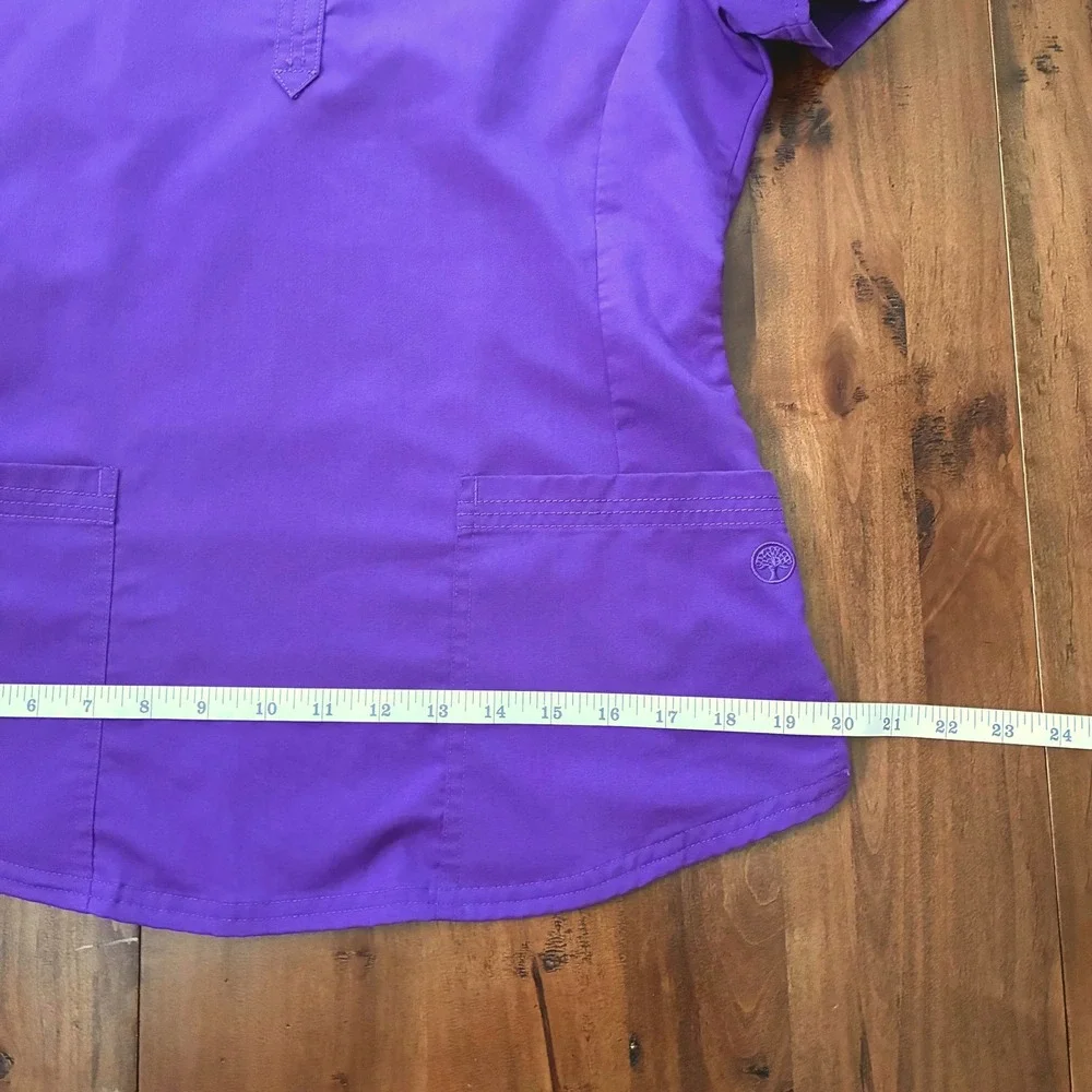 Women's S Healing Hands Purple Label Jane & Taylor Scrub Set in Eggplant Purple